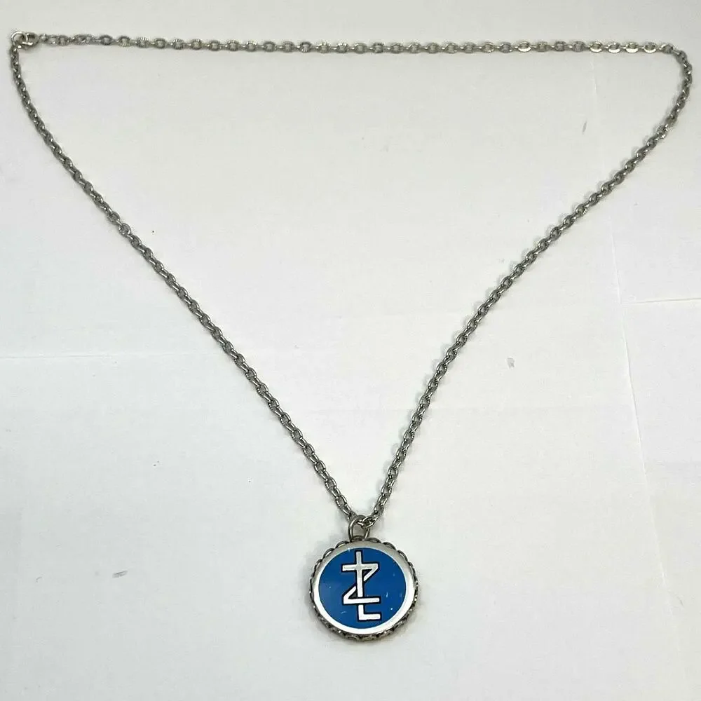 Blue & Silver Men's Necklace